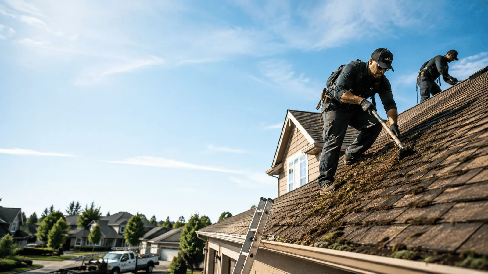 Roof Moss Removal in Sandy Hook, KY near me